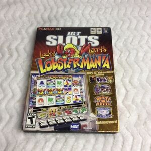 IGT Slots Lucky Larry LobsterMania PC /MAC/CD Clean Disc Tested with Manual 2011